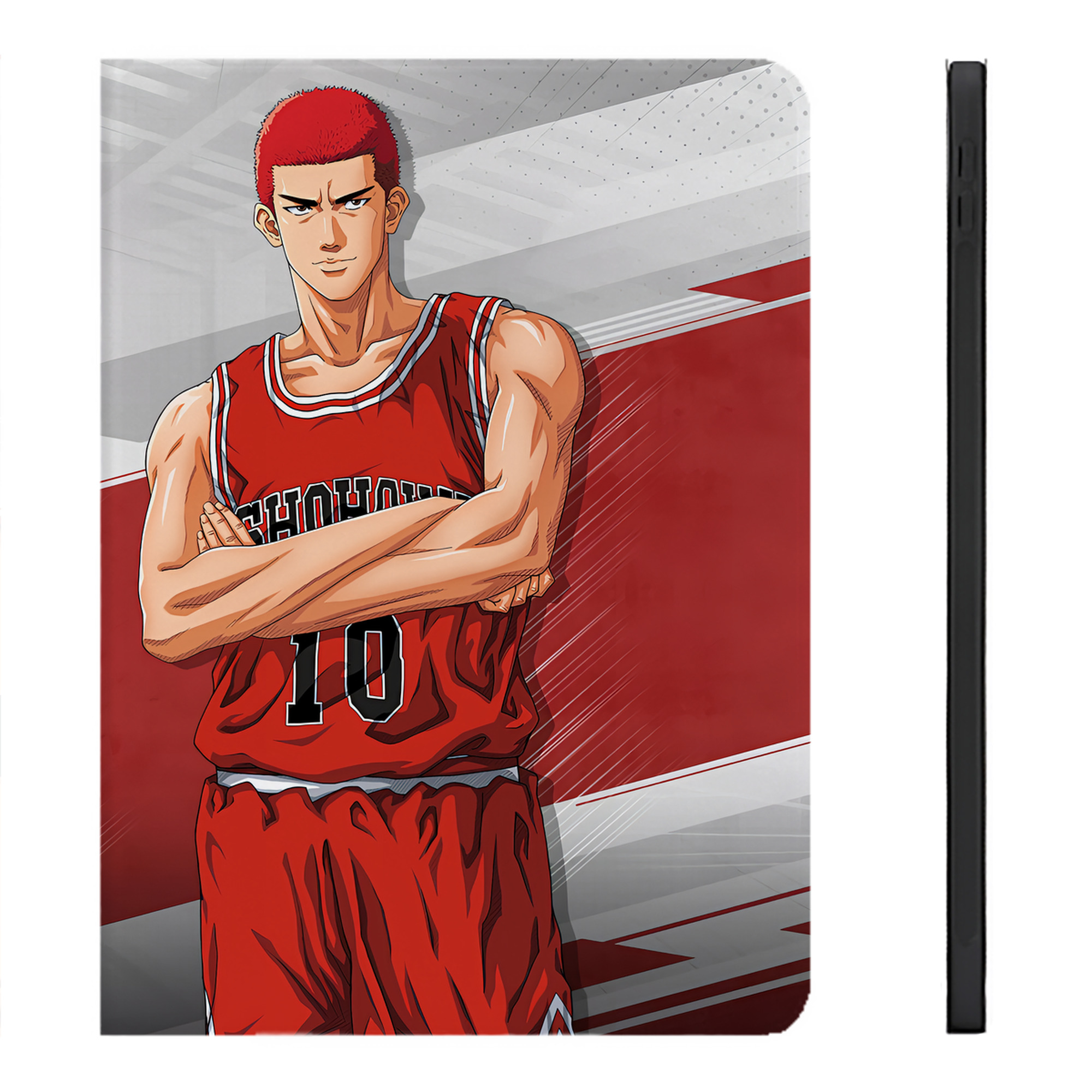（画像用） SLAM DUNK／スラムダンク IPadケース ペンホルダー付き ブックスタイルデザイン